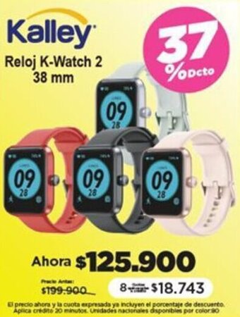 Alkomprar Kalley Reloj K-Watch 2 38 mm oferta