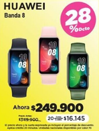 Alkomprar HUAWEI Banda 8 oferta