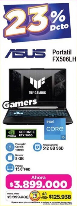 Alkomprar ASUS Portátil FX506LH oferta