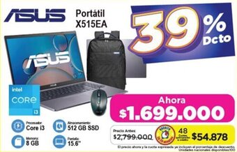 Alkomprar ASUS Portátil X515EA oferta