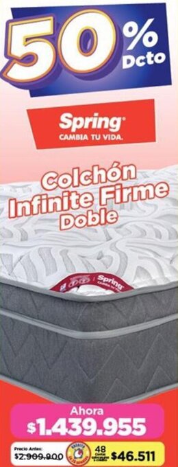 Alkomprar Spring Colchón Infinite Firme Doble oferta