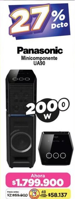 Alkomprar Panasonic Minicomponente UA90 2000w oferta