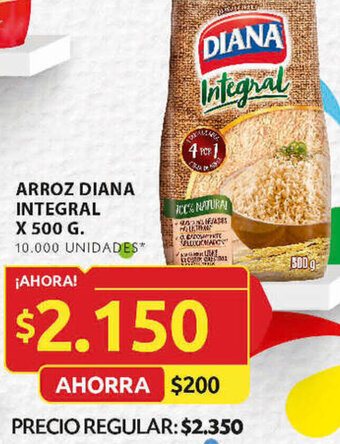 Ara ARROZ DIANA INTEGRAL X 500 G oferta