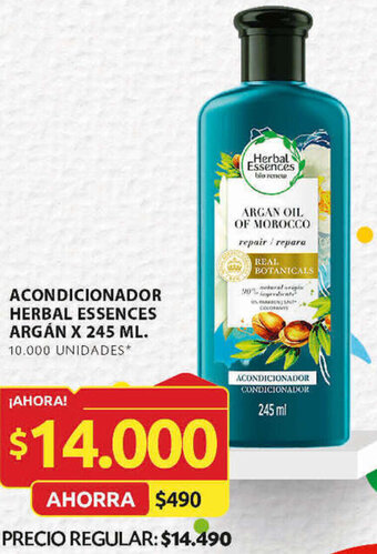 Ara ACONDICIONADOR HERBAL ESSENCES ARGÁN X 245 ML oferta