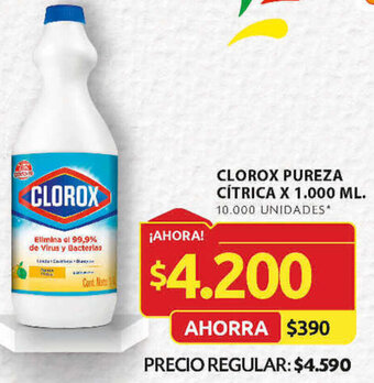 Ara CLOROX PUREZA CÍTRICA X 1.000 ML oferta