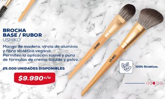 Tiendas D1 BROCHA BASE / RUBOR USHIKO oferta