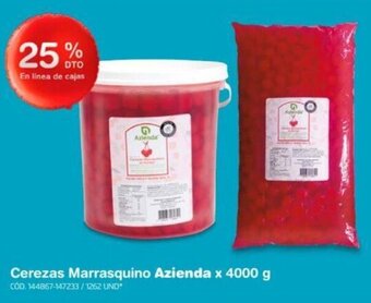 Makro Cerezas Marrasquino Azienda x 4000 g oferta