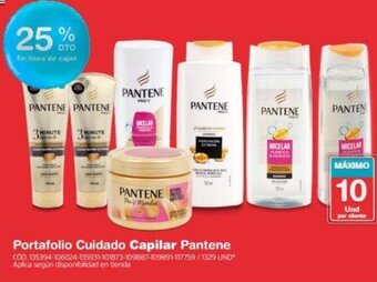 Makro Portafolio Cuidado Capilar Pantene oferta
