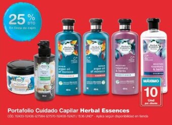 Makro Portafolio Cuidado Capilar Herbal Essences oferta