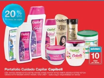 Makro Portafolio Cuidado Capilar Capibell oferta