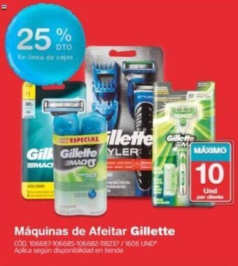 Makro Máquinas de Afeitar Gillette oferta