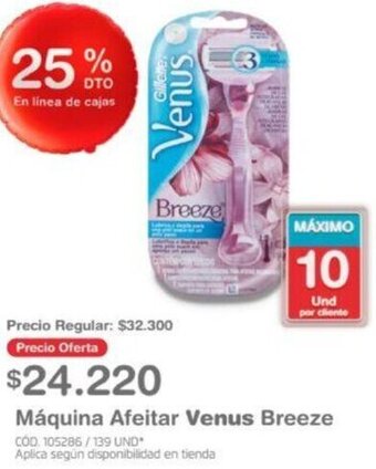 Makro Máquina Afeitar Venus Breeze oferta