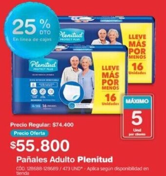 Makro Plenitud Pañales Adulto oferta