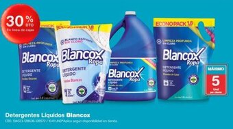Makro Detergentes Líquidos Blancox oferta