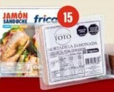 Makro Jamón Magret Sanduche x 450 g o Mortadela Toto Jamonada x 400 g oferta