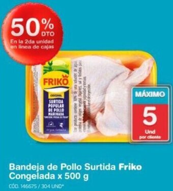 Makro Bandeja de Pollo Surtida Friko Congelada x 500 g oferta