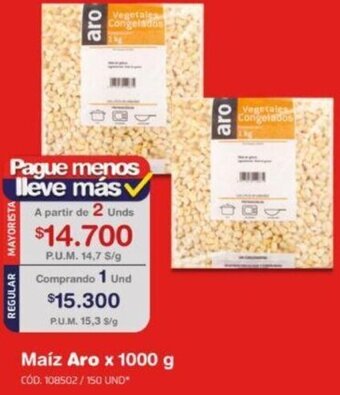 Makro Maíz Aro x 1000 g oferta