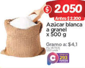 Surtimax Azúcar blanca a granel x 500g oferta