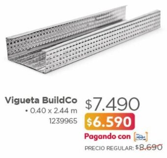 Easy Vigueta BuildCo 0.40 x 2.44m oferta