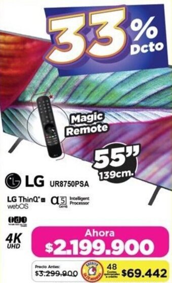 Alkomprar LG UR8750PSA 55" oferta