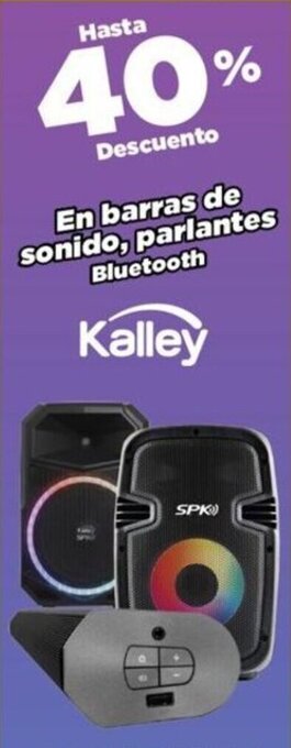 Alkomprar Kalley En barras de sonido, parlantes Bluetooth oferta