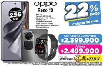Alkomprar oppo Reno 10 256GB oferta