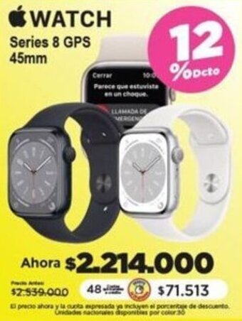 Alkomprar WATCH Series 8 GPS 45mm oferta