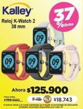 Alkomprar Kalley Reloj K-Watch 2 38 mm oferta