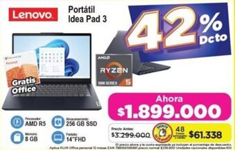 Alkomprar Lenovo Portátil Idea Pad 3 oferta