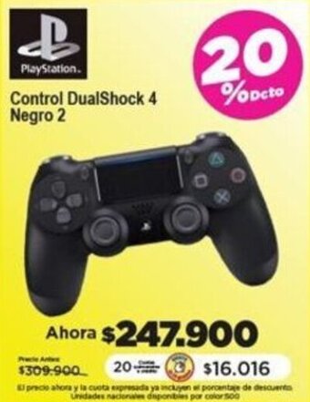 Alkomprar PlayStation Control DualShock 4 Negro 2 oferta