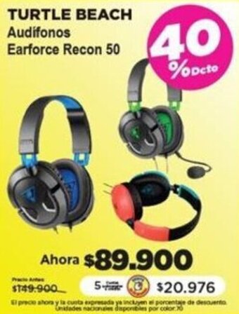 Alkomprar TURTLE BEACH Audifonos Earforce Recon 50 oferta