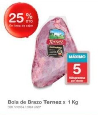 Makro Bola de Brazo Ternez x 1 Kg oferta