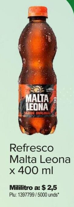 Surtimax Refresco Malta Leona x 400 ml oferta
