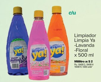 Surtimax Limpiador Limpia Ya -Lavanda -Floral x 500 ml oferta
