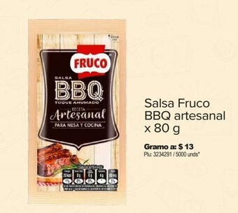 Surtimax Salsa Fruco BBQ artesanal x 80 g oferta