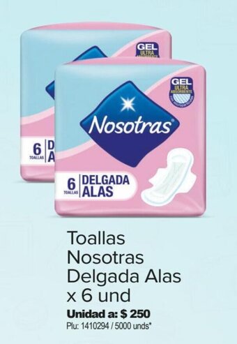 Surtimax Toallas Nosotras Delgada Alas x 6 und x 2 und. oferta