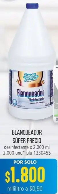 Colsubsidio Blanqueador Súper Frecio 2.000ml oferta