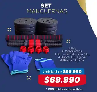 Tiendas D1 Set Mancuernas oferta