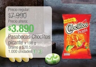 Jumbo Pasabocas Choclitos picante x 190 g oferta