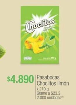 Jumbo Pasabocas Choclitos limón x 210 g oferta