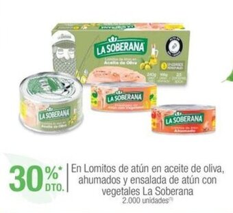 Jumbo | En Lomitos de atún en aceite de oliva, ahumados y ensalada de atún con vegetales La Soberana oferta