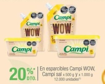 Jumbo En esparcibles Campi WOW, Campi sal x 500 g y x 1.000 g oferta