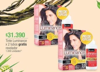 Jumbo Tinte Luminance x 2 tubos gratis revelador oferta