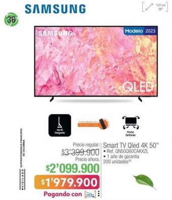 Jumbo SAMSUNG Smart TV Qled 4K 50" oferta