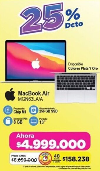 Alkomprar MacBook Air MGN63LA/A oferta