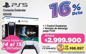 Alkomprar PS5 Consola Estándar 825GB oferta
