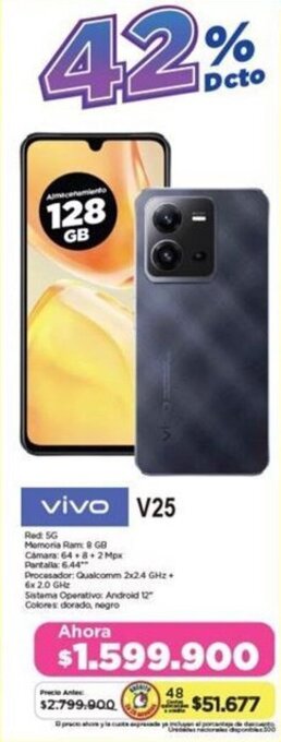 Alkomprar vivo V25 128GB oferta