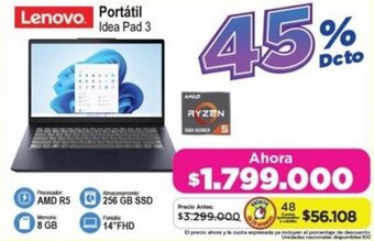 Alkomprar Lenovo Portátil Idea Pad 3 oferta