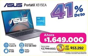 Alkomprar ASUS Portátil X515EA oferta