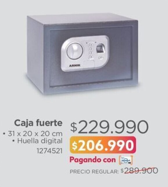 Caja best sale fuerte arnik